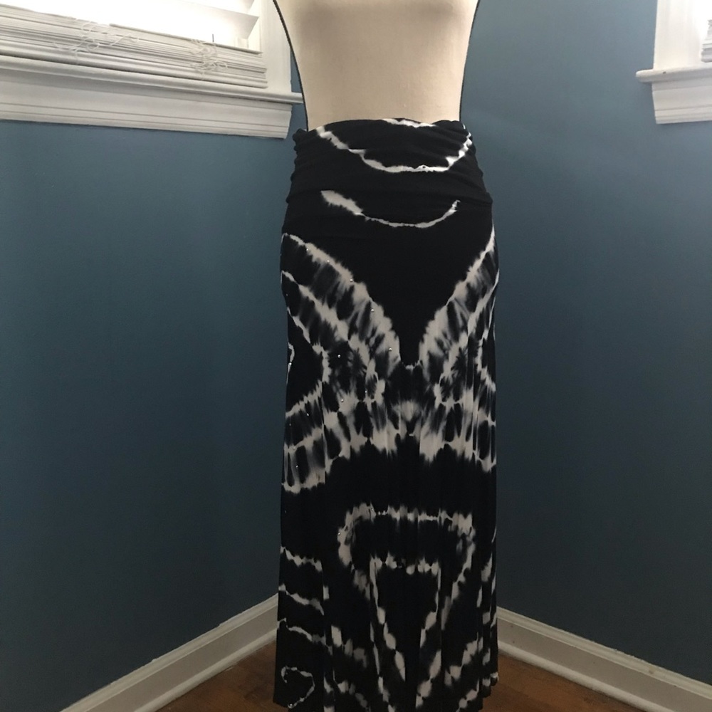 Inc. Tie Dye studded skirt. Petite Medium